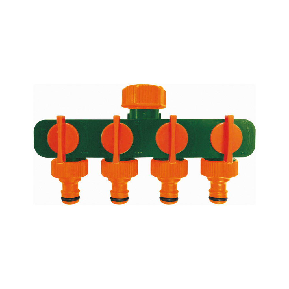 4way Tap connector with Valves - RT1134